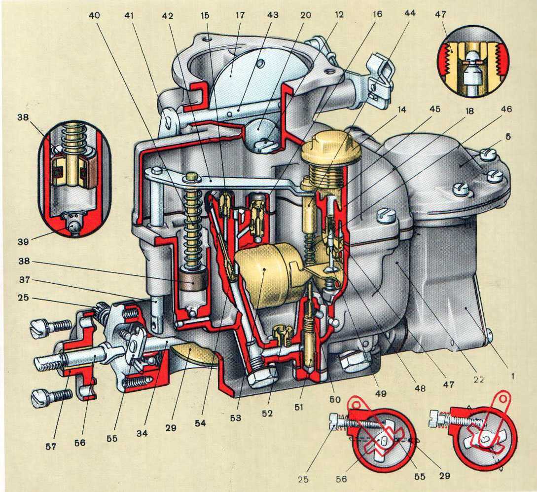 Карбюратор к88а схема