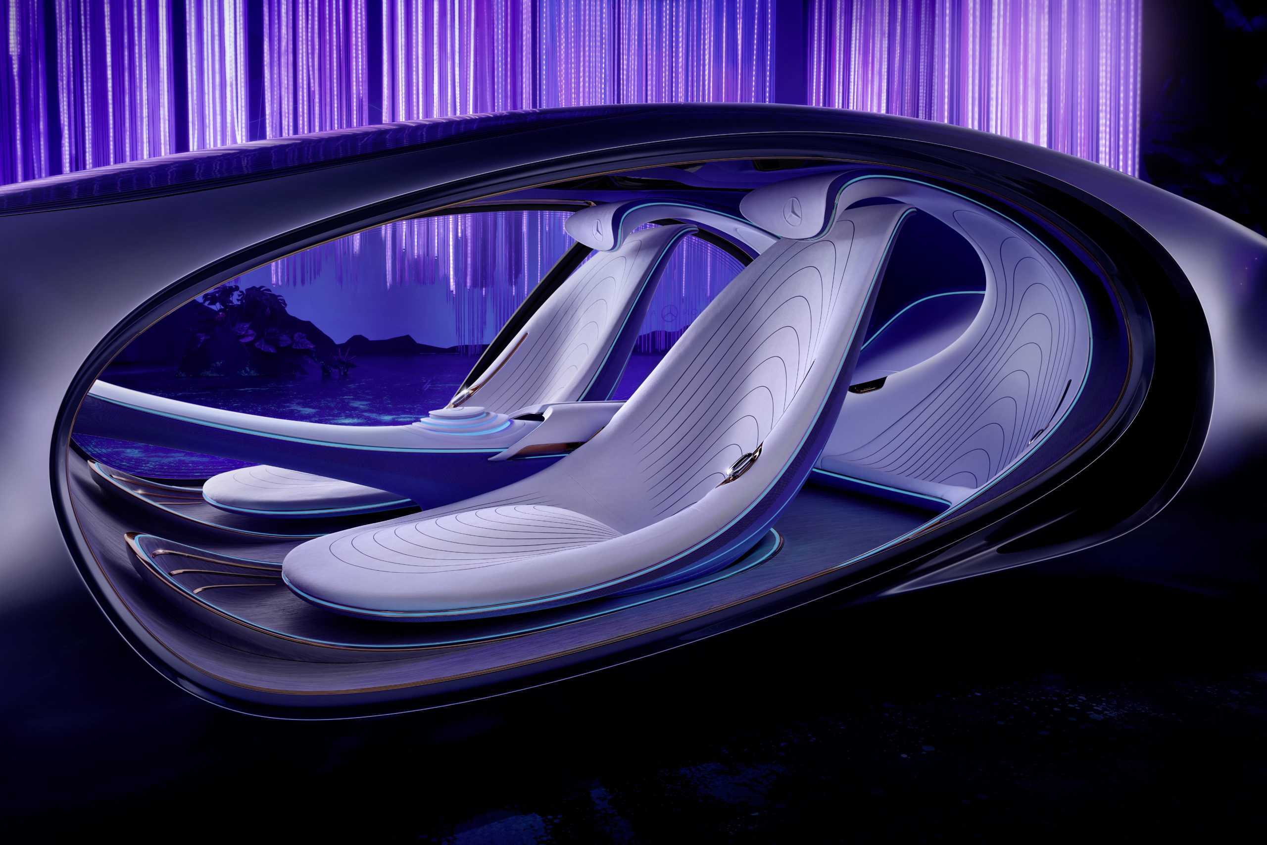 Mercedes-benz представил автомобиль будущего vision avtr