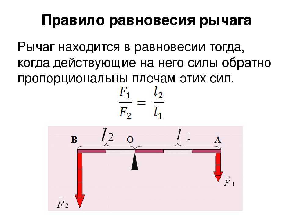 Правило равновесия рычага момент силы. Равновесие сил на рычаге формула. Момент силы формула физика 7 класс рычаг. Формула нахождения силы рычага. Рычаг физика 7 класс формулы.
