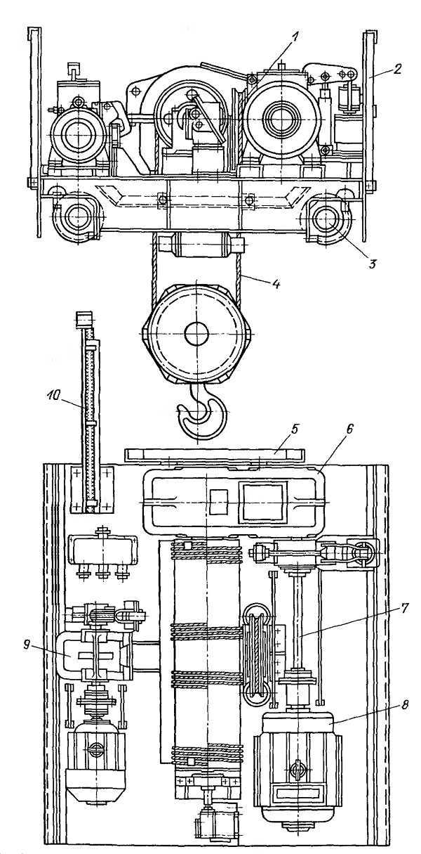 Механизм подъема крана схема