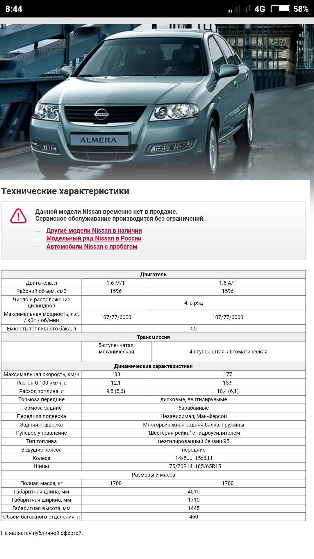 Седан nissan almera g15, обзор,комплектации и цены, характеристики, тест драйв - autotopik.ru