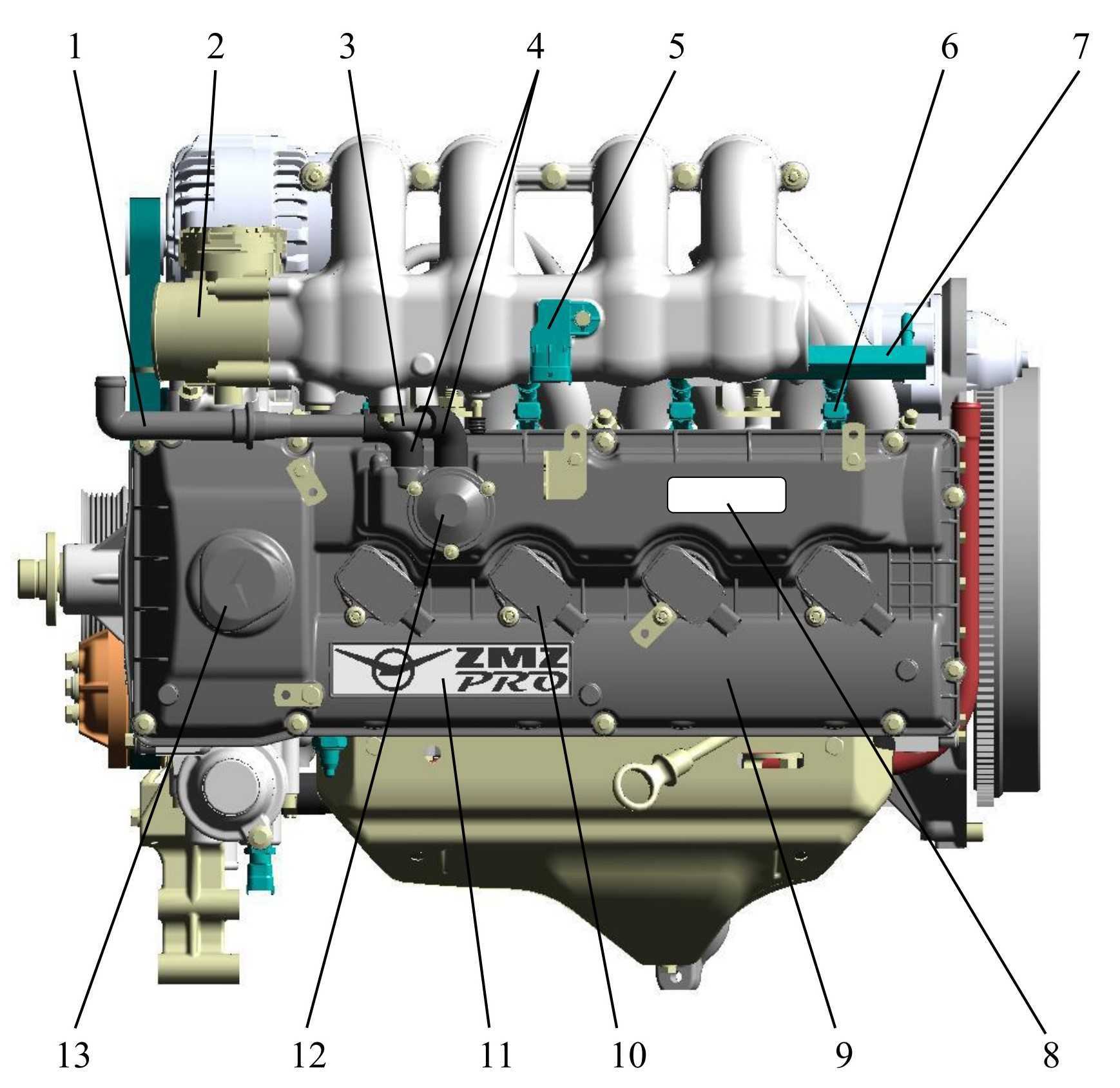 УАЗ двигатель 409 датчики двигателя