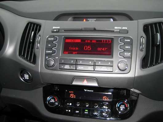 Как подключиться к kia sportage через блютуз