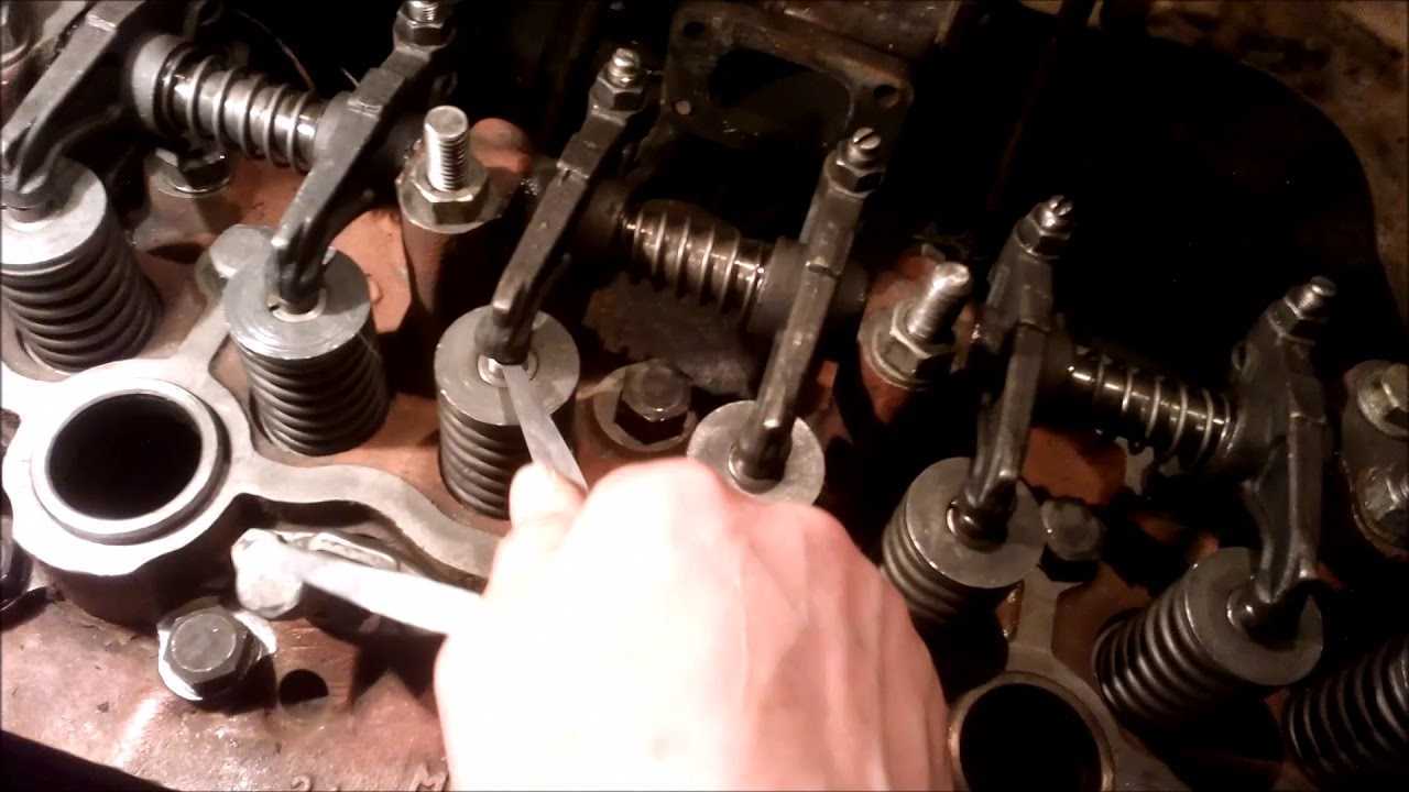 Зазоры клапанов д-245, регулировка двигателя - тракторист