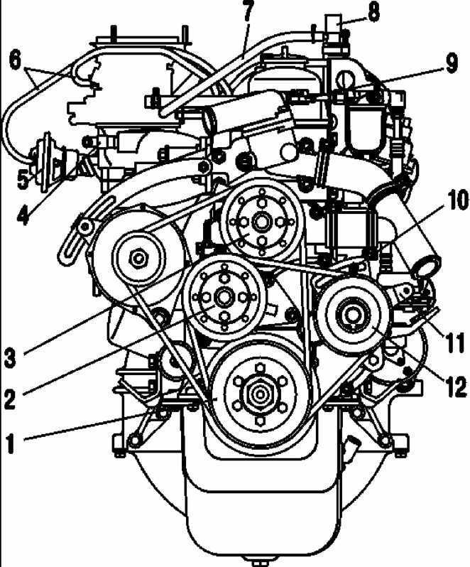 Схема установки ремней на уаз патриот 409 двигатель без кондиционера
