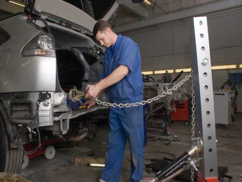 Виды работ при кузовном ремонте автомобиля