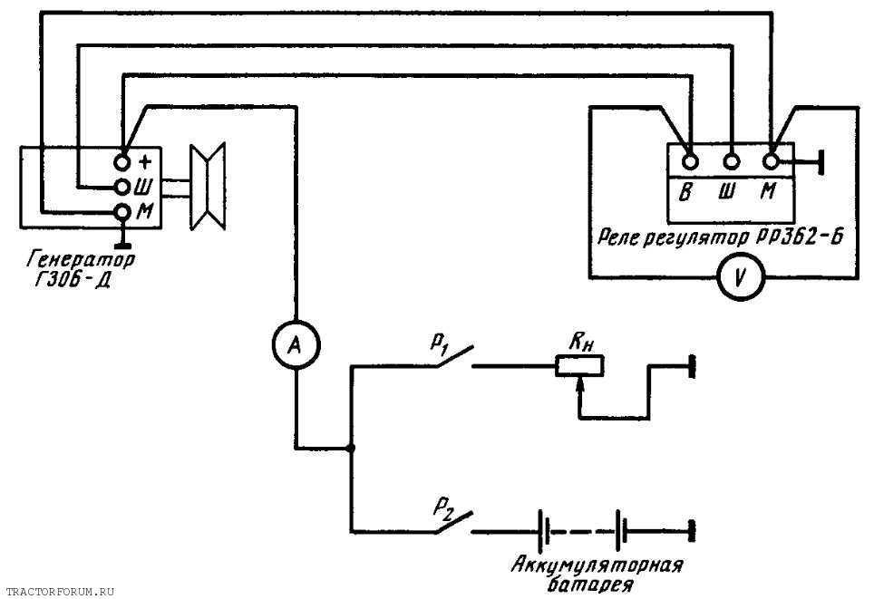 Принцип работы регуляторов напряжения автомобильных генераторов и их типовые схемы