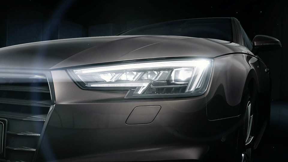 Audi покажет новые матричные фары на органических светодиодах