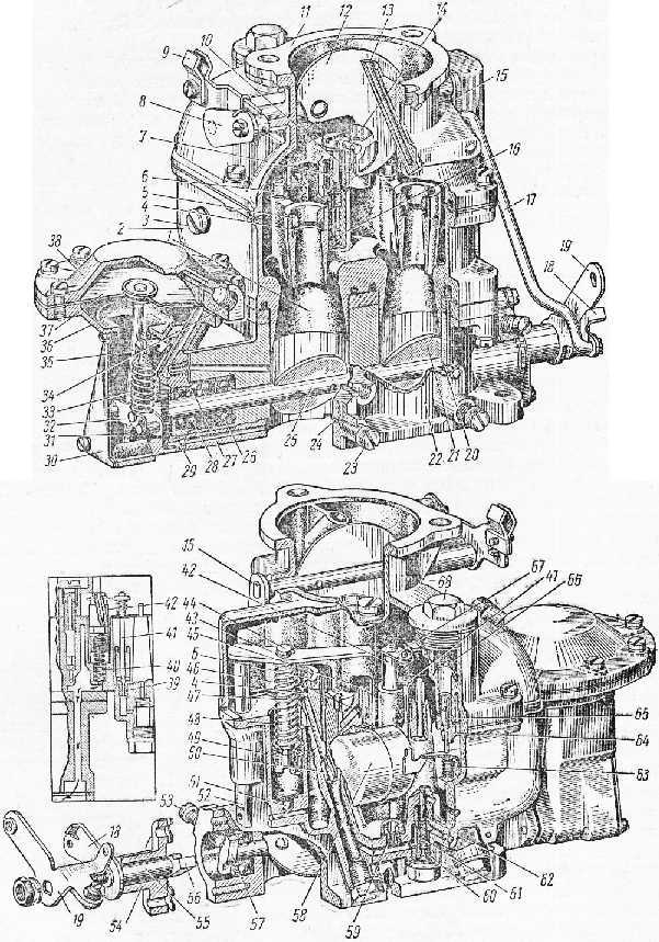 Карбюратор к88а схема