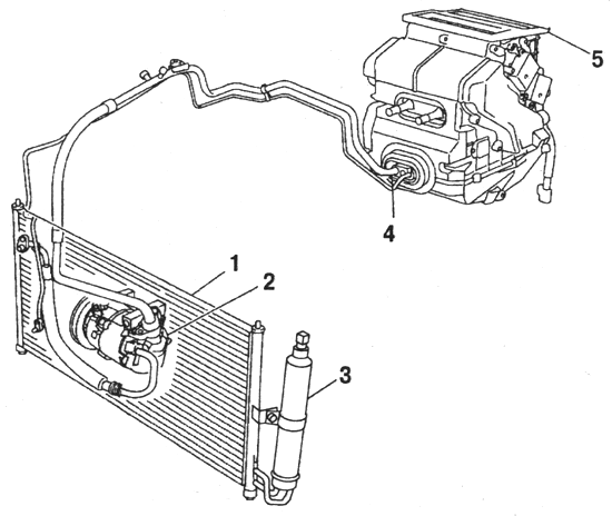 Система отопления, кондиционирования и вентиляции салона автомобиля kia rio